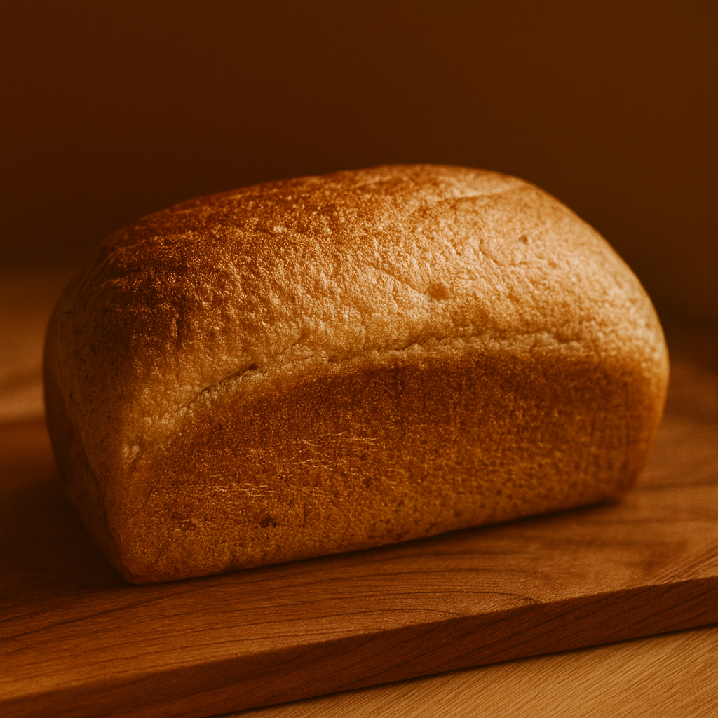 German sourdough white bread loaf – classic artisan bread